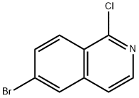 6-Bromo-1-chloroisoquinoline Structural Picture
