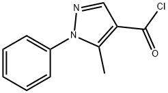 5-METHYL-1-PHENYL-1H-PYRAZOLE-4-CARBONYL CHLORIDE Structural