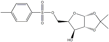 1,2-O-Isopropylidene-5-O-p-toluenesulfonyl-a-D-xylofuranose Structural