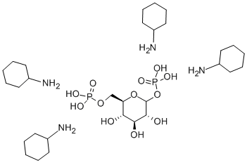 D(+)GLUCOSE-1,6-DIPHOSPHATE, TETRACYCLOHEXYLAMMONIUM SALT Structural