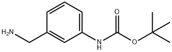 3-(AMINOMETHYL)-1-N-BOC-ANILINE Structural