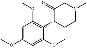 (R)-N-METHYL-3-OXO-4-(2',4',6'-TRIMETHOXY) PIPERIDINE Structural