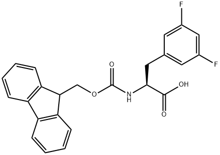 FMOC-L-3,5-DIFLUOROPHE Structural