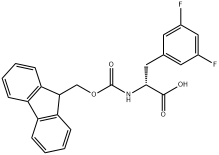 FMOC-D-3,5-DIFLUOROPHE Structural