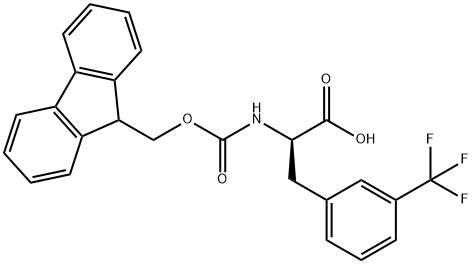 FMOC-D-3-Trifluoromethylphe  Structural