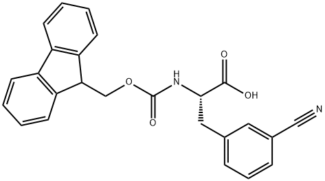 FMOC-L-3-CYANOPHENYLALANINE Structural