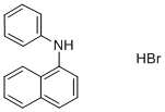 N-PHENYL-1-NAPHTHYLAMINE HYDROBROMIDE Structural