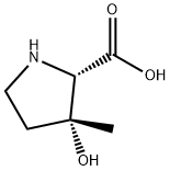 L-Proline, 3-hydroxy-3-methyl-, (3R)- (9CI) Structural