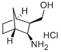 3-EXO-HYDROXYMETHYLBICYCLO[2.2.1!HEPTYL-2-EXO-AMINE, HYDROCHLORIDE, 97 Structural