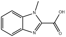 1-METHYL-1H-BENZIMIDAZOLE-2-CARBOXYLIC ACID Structural