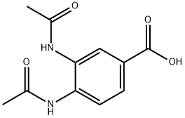 3,4-DIACETAMIDOBENZOIC ACID Structural