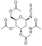 2-ACETAMIDO-3,4,6-TRI-O-ACETYL-2-DEOXY-BETA-D-GLUCOPYRANOSYL ISOTHIOCYANATE Structural