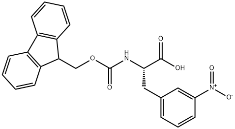 FMOC-L-3-NITROPHENYLALANINE Structural