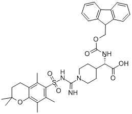 FMOC-(R, S)-GLY-4-PIP[N-AMIDINO(PMC)] Structural