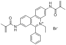 ETHIDIUM BROMIDE-N N'-BISMETHACRYLAMIDE Structural