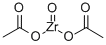 Diacetatozirconic acid Structural