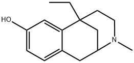 2,6-Methano-3-benzazocin-8-ol, 1,2,3,4,5,6-hexahydro-6-ethyl-3-methyl- , (+-)- Structural