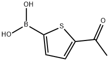 5-Acetyl-2-thiopheneboronic acid Structural