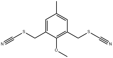 2,6-BIS(THIOCYANATOMETHYL)-4-METHYLANISOLE Structural