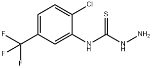 4-[2-CHLORO-5-(TRIFLUOROMETHYL)PHENYL]-3-THIOSEMICARBAZIDE Structural