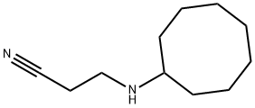 3-(CYCLOOCTYLAMINO)PROPIONITRILE Structural