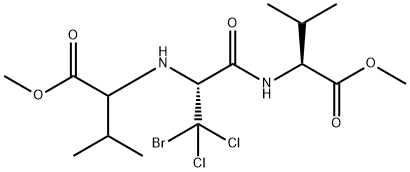 Valine, 3-bromo-3,3-dichloro-N-[1-(methoxycarbonyl)-2-methylpropyl]alanyl-, methyl ester (9CI) Structural
