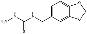 4-(3,4-METHYLENEDIOXYBENZYL)-3-THIOSEMICARBAZIDE Structural