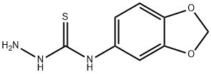 4-(3,4-METHYLENEDIOXYPHENYL)-3-THIOSEMICARBAZIDE Structural