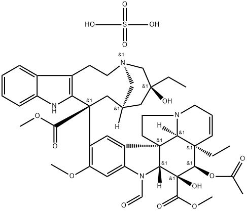 Vincristine sulfate Structural