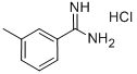 3-Methylbenzenecarboximidamide hydrochloride Structural