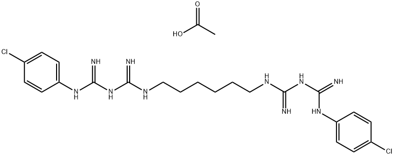 Chlorhexidine diacetate Structural