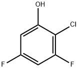 2-CHLORO-3,5-DIFLUOROPHENOL Structural