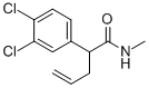 2-(3,4-DICHLOROPHENYL)PENT-4-ENOIC ACID N-METHYLAMIDE Structural