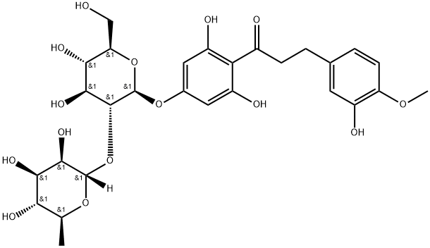 Neosperidin dihydrochalcone  Structural Picture