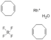 BIS(1 5-CYCLOOCTADIENE)RHODIUM(I) Structural