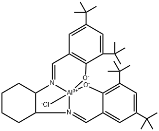 (1S,2S)-(+)-[1,2-CYCLOHEXANEDIAMINO-N N'-BIS(3,5-DI-T-BUTYLSALICYLIDENE)]ALUMINUM (III) CHLORIDE Structural