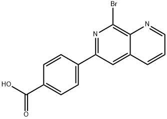 4-(8-Bromo-[1,7]naphthyridin-6-yl)-benzoic acid