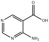 4-AMINOPYRIMIDINE-5-CARBOXYLIC ACID Structural