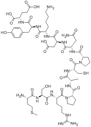 H-MET-SER-ARG-PRO-ALA-CYS-PRO-ASN-ASP-LYS-TYR-GLU-OH