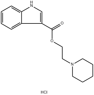 1-Piperidinylethyl-1H-indole-3-carboxylate  hydrochloride