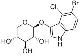 5-BROMO-4-CHLORO-3-INDOXYL-BETA-D-XYLOPYRANOSIDE Structural