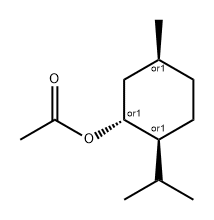 rel-2β*-Isopropyl-5β*-methyl-1α*-cyclohexanol acetate Structural