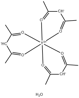 TRIS(ACETYLACETONATO)YTTRIUM N-HYDRATE Structural