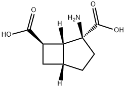 Bicyclo[3.2.0]heptane-2,7-dicarboxylic acid, 2-amino-, (1R,2S,5R,7R)- (9CI) Structural