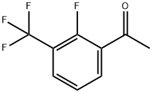 2'-FLUORO-3'-(TRIFLUOROMETHYL)ACETOPHENONE Structural