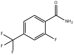 2-FLUORO-4-(TRIFLUOROMETHYL)BENZAMIDE Structural