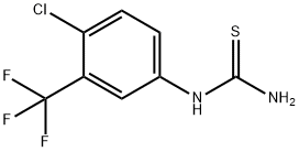 (4-CHLORO-3-TRIFLUOROMETHYL)PHENYLTHIOUREA Structural