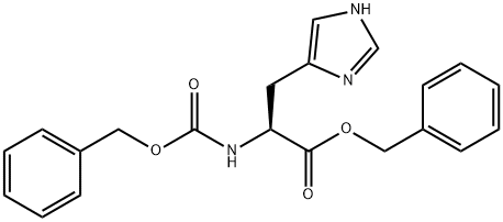 NA-CBZ-N-IM-BENZYL-L-HISTIDINE Structural