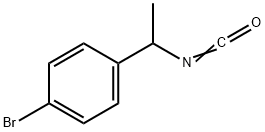 (n)-1-(4-bromophenyl)ethyl isocyanate,1-(4-BROMOPHENYL)ETHYL ISOCYANATE,(+/-)-1-(4-BROMOPHENYL)ETHYL ISOCYANATE