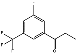 3'-FLUORO-5'-(TRIFLUOROMETHYL)PROPIOPHENONE Structural